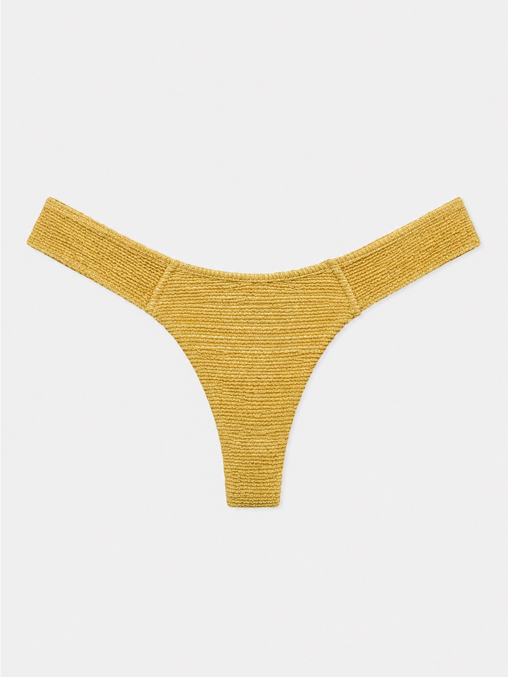 NWOT Montce Goldie Micro Scrunch Uno Added Coverage Bikini Bottom, Size S